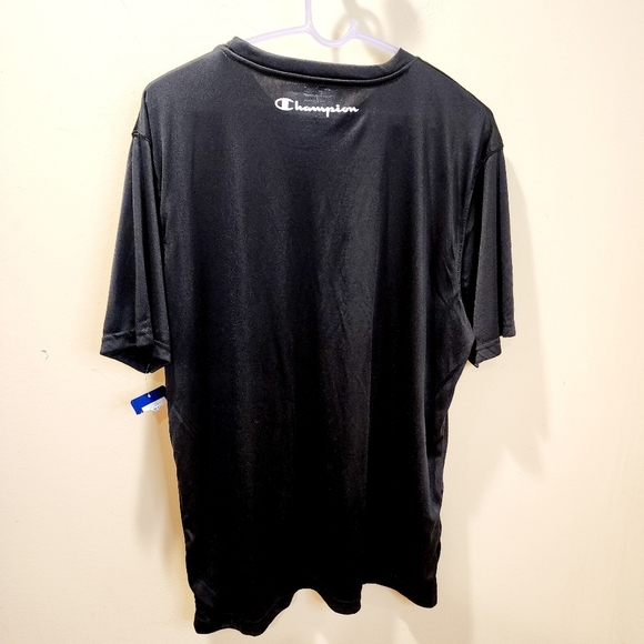 CHAMPION Men's Black Short Sleeves Tshirt Size XL NWT - Picture 9 of 11